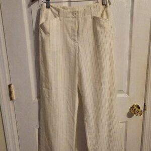 Pinstriped Palazzo Pants 2P
